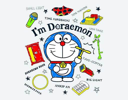 哆啦A梦ドラえもんDoraemon叮当猫小叮当动画片图案卡通手绘图案高清