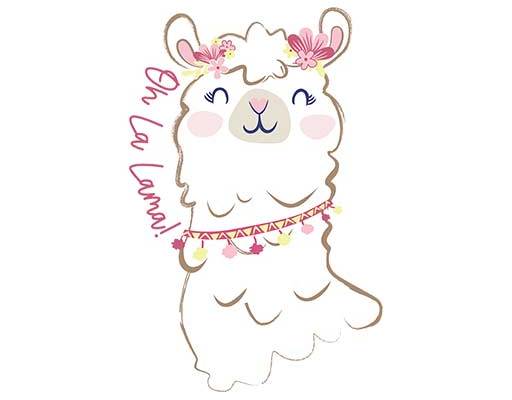 手绘卡通羊矢量卡通动物手写英文字母矢量