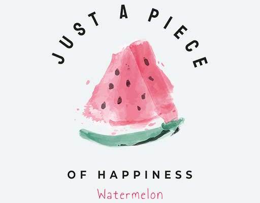 水彩西瓜矢量英文字母矢量卡通西瓜矢量简约夏日图案