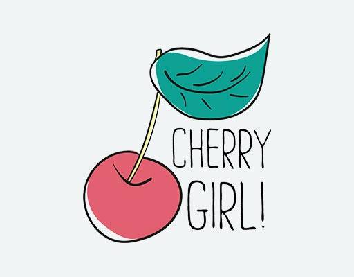 樱桃矢量图案卡通手绘水果矢量英文字母矢量手绘水果图案