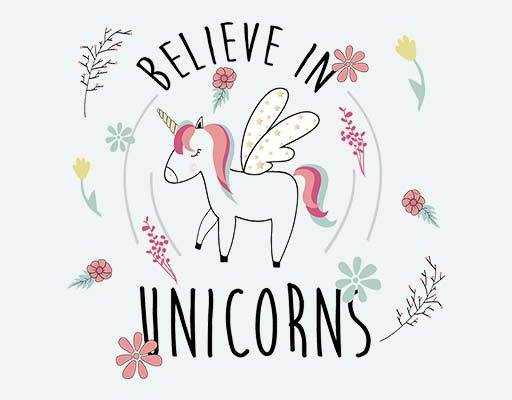 独角兽矢量飞马矢量素材卡通英文字母简约线条简笔画马动物可爱马