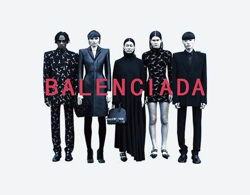 balenciada英文字母矢量时尚人物照片印花烫画素材黑白照片图案时尚男女男孩女孩