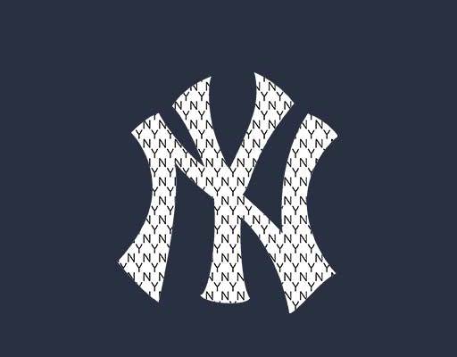 NY英文字母矢量New York Yankees纽约扬基棒球队logo矢量NY logo标志