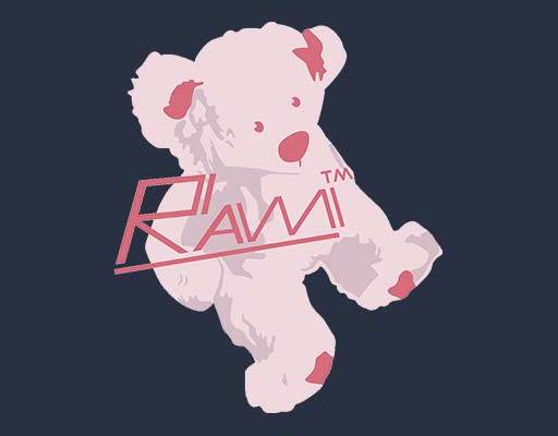 卡通小熊矢量英文字母图粉色小熊矢量