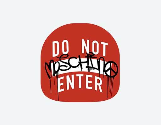 moschino英文字母矢量方块图案字母图案文字泼墨