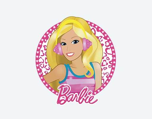 卡通小女孩矢量小女孩动画片人物贝利矢量素材豹纹图案