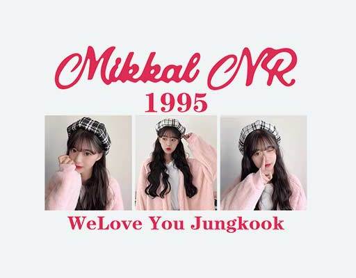 戴帽子女孩烫画图案韩版三个女孩可爱女素材