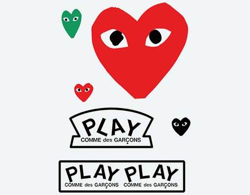 川久保玲かわくぼ れいRei Kawakubo标志矢量爱心眼睛图案