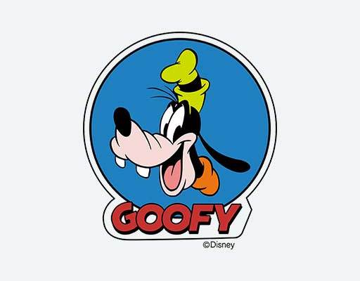 迪士尼动画片矢量goofy高飞狗头像圆圈