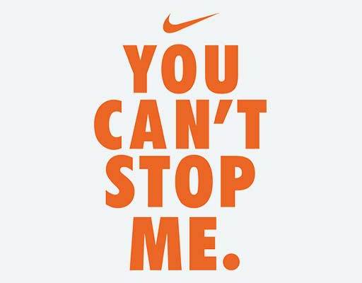 耐克英文组合矢量you can’t stop me 标志英文字母组合