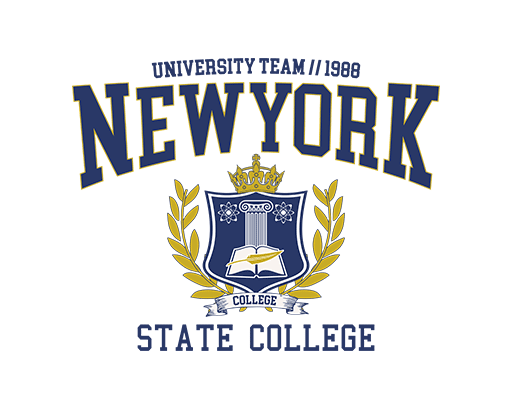 徽章图案男装印花素材new york印花图案