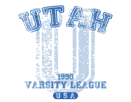 破碎英文字母图案大写字母U图案