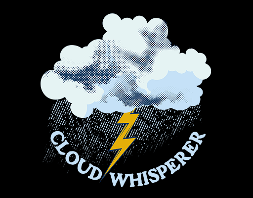 卡通云朵图案闪电云白云图案男装印花素材