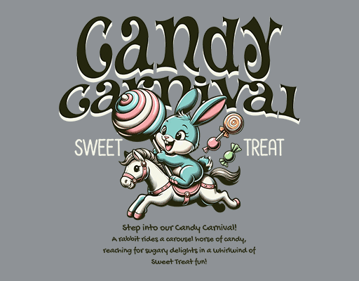 卡通兔子图案手绘兔子可爱卡通动物变形英文字母图案骑马的兔子