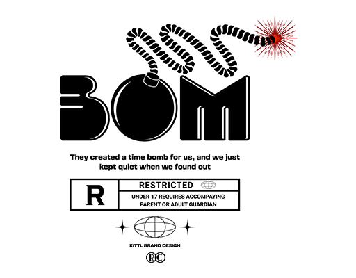 卡通英文字母图案卡通地雷图案男装印花素材