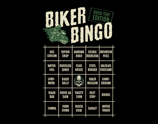 卡通英文字母图案骑摩托车的人物图案方格图案破碎英文字母