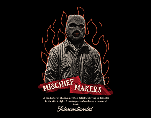 卡通人物头像戴面具的男人火焰男人头像戴头巾的男人头像