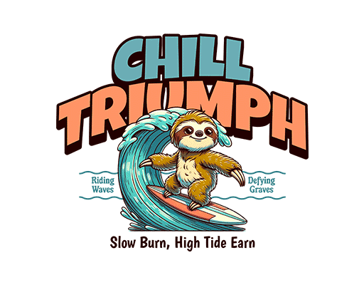 卡通冲浪的树懒图案变形英文字母男装印花素材变形英文字母图案