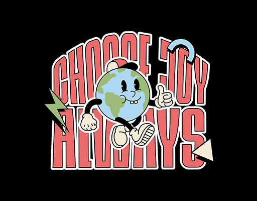 卡通地球图案手绘地球变形英文字母图案儿童印花素材