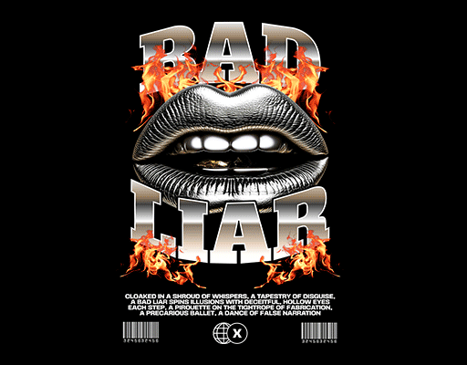 卡通英文字母图案金属嘴唇图案火焰图案变形英文字母