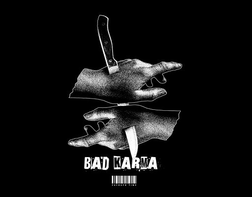 卡通手指图案匕首手指手掌男装印花素材