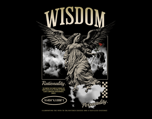 卡通天使图案手绘天使男装印花素材卡通女孩图案