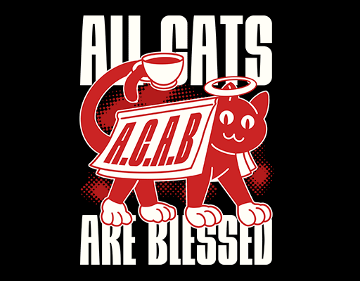 卡通猫咪头像手绘猫咪卡通英文字母图案男装印花素材