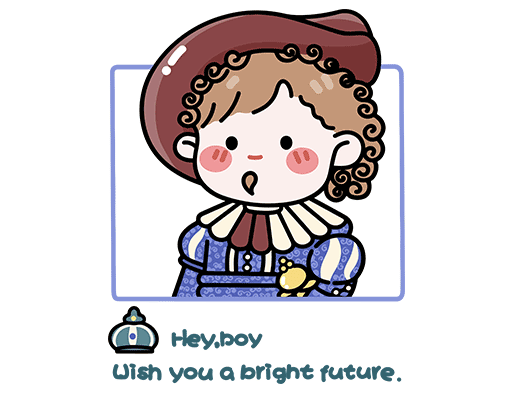 卡通男孩头像手绘男孩手写英文字母图案复古人物头像男装印花素材