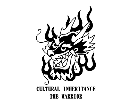 卡通龙头图案手绘动物图案男装印花素材手绘龙图腾