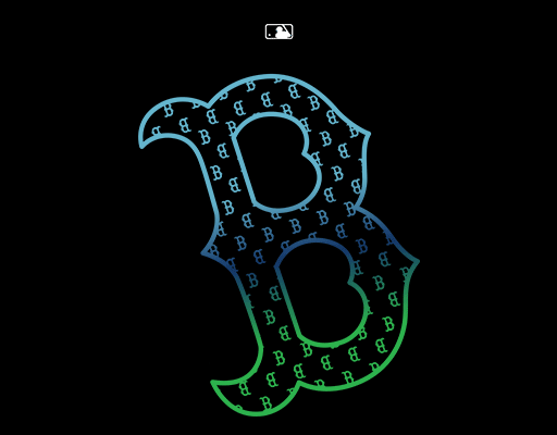 纽约洋基New York Yankees印花素材男装印花素材卡通字母B大写字母B