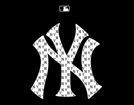 NY英文字母纽约洋基New York Yankees印花素材男装印花素材