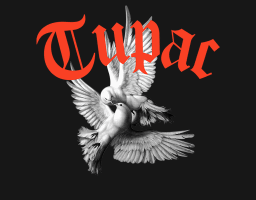 卡通英文字母图案卡通鸽子图案男装印花素材两只鸽子