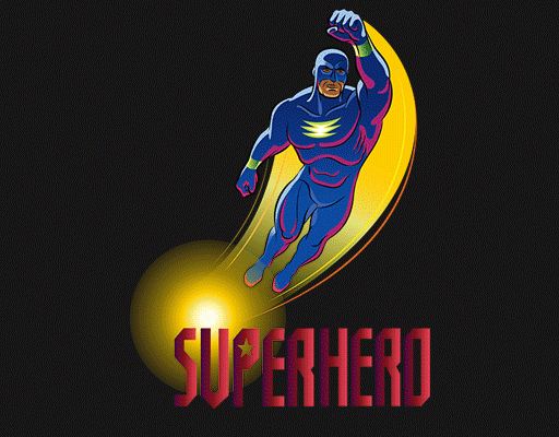 卡通男人头像卡通英文字母图案超人图案超级英雄图案