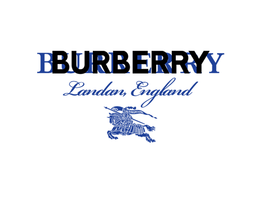 巴宝莉卡通英文字母图案骑马人物图案男装印花素材