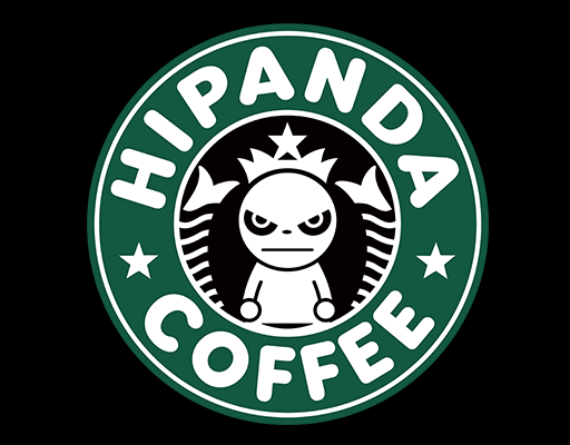 卡通熊猫头像男装印花素材辛巴克图案圆形图案