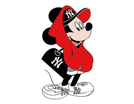 卡通米老鼠图案米奇图案MICKEY图案男装印花素材迪士尼卡通