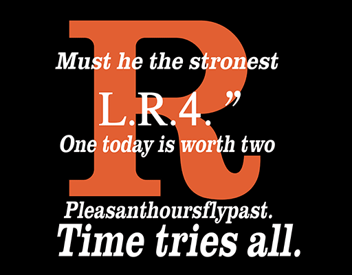 卡通英文字母图案手写英文字母大写字母R男装文字印花素材