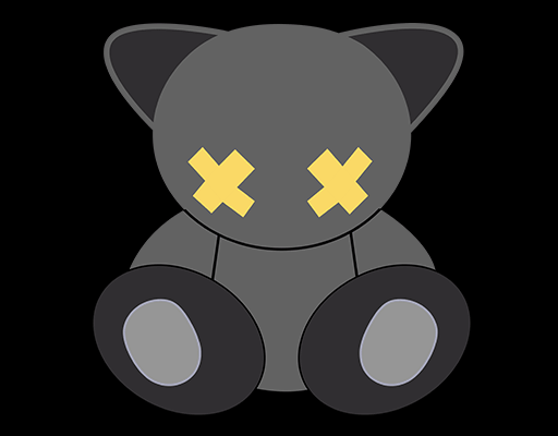 卡通小熊图案手绘小熊男装印花素材卡通动物图案