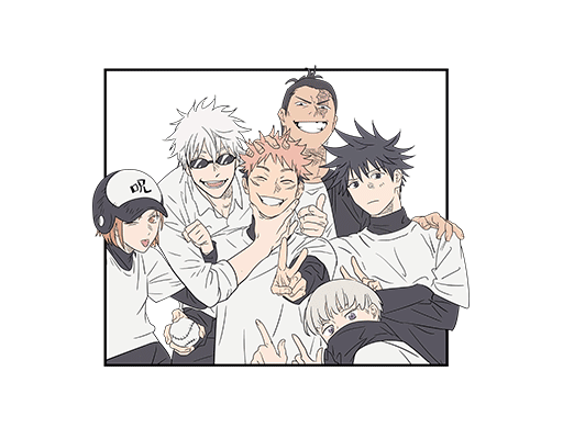 卡通男孩图案手绘男孩动漫印花素材男装印花素材