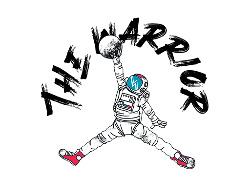 乔丹宇航员动作图案涂鸦英文字母图案手绘卡通动物男装印花素材