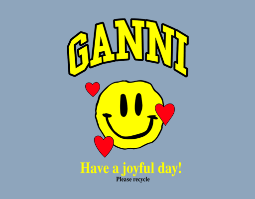 微笑表情图案卡通表情变形英文字母图案男装印花素材爱心图案