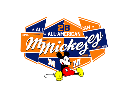 卡通英文字母图案米奇图案米老鼠图案男装印花素材迪士尼卡通图案