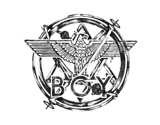 老鹰图案手绘老鹰伦敦男孩标志图案五角星图案男装印花素材