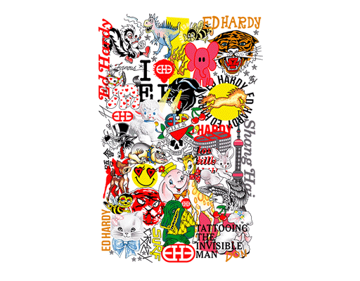 卡通动物图案手绘卡通动物卡通大象恐龙手写英文字母男装印花素材