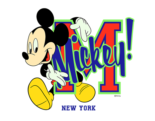 迪士尼卡通图案米老鼠图案手写英文字母mickey图案