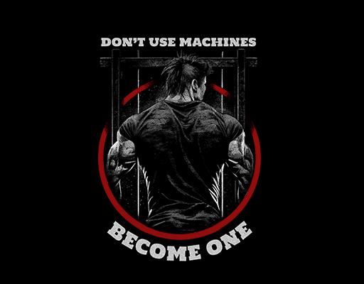 卡通男人背影图案手绘男人健身人物图案卡通英文字母图案男装印花素材