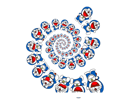 动画片图案哆啦A梦图案男装印花素材叮当猫图案