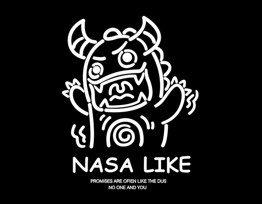 卡通小怪兽图案手写英文字母图案卡通牛图案男装印花素材