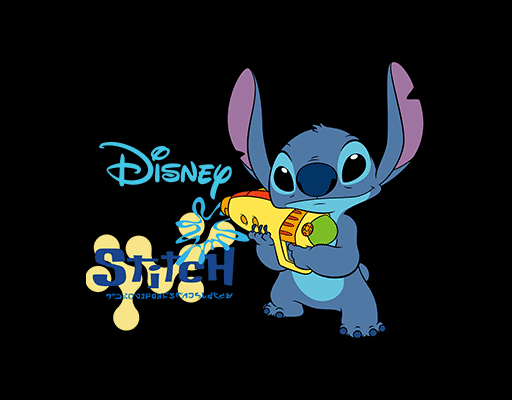 星际宝贝图案史迪仔图案卡通动画片图案男装印花素材大耳怪图案