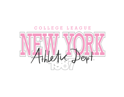 卡通英文字母图案手写英文字母NEW YORK英文字母男装印花素材